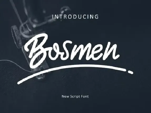 Bosmen font