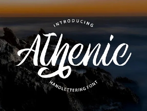 Athenic Script font