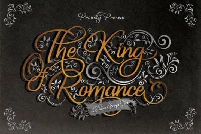 The King Of Romance Script font