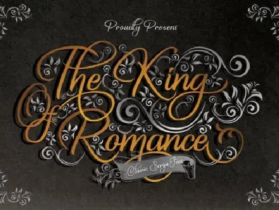 The King Of Romance Script font