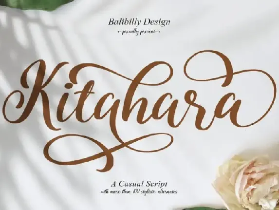 Kitahara Script font