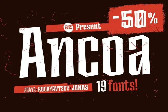 Ancoa Family font