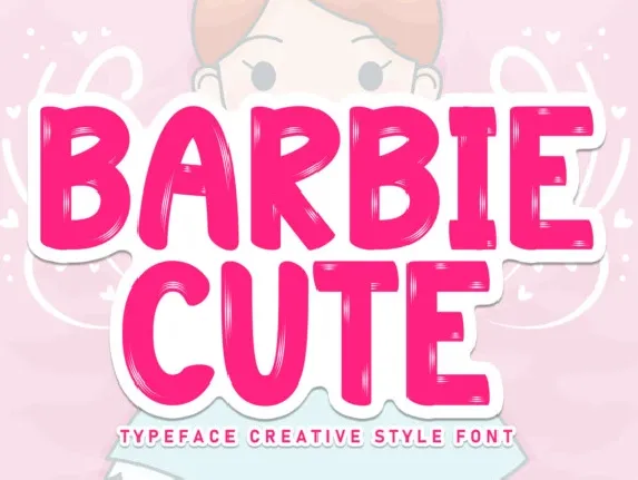 Barbie Cute Display font