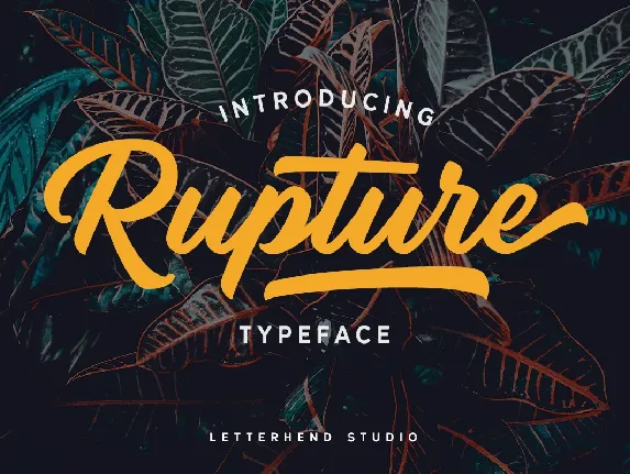 Rupture Duo font