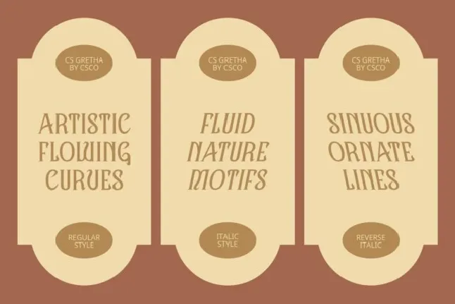 CS Gretha font