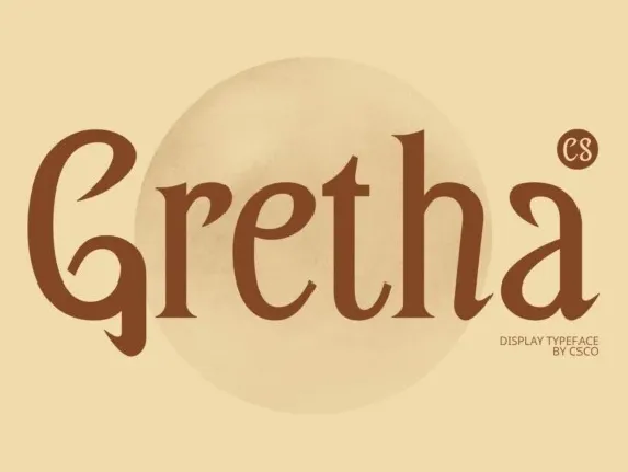 CS Gretha font