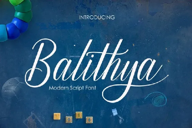 Balithya Calligraphy font