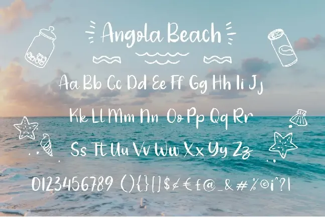 Angola Beach font