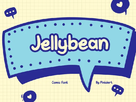 Jellybean font