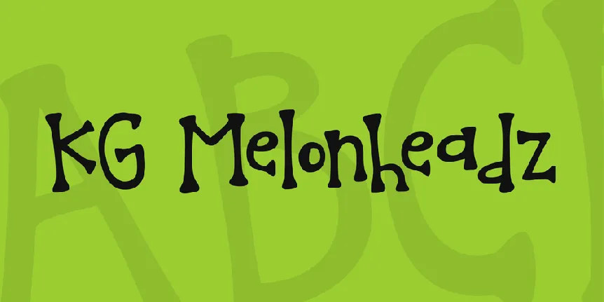 KG Melonheadz font