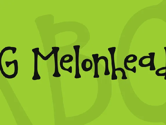 KG Melonheadz font