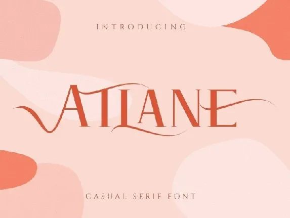 Atlane Casual Serif font