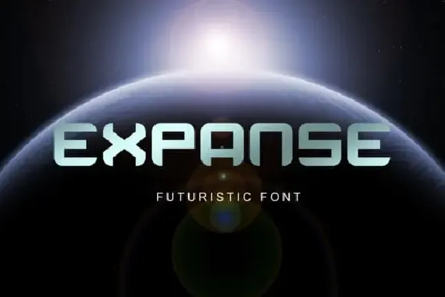 Expanse Display font