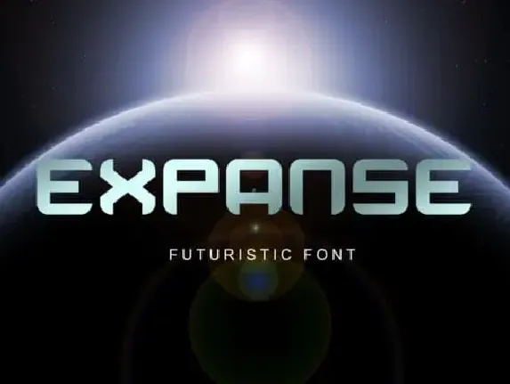 Expanse Display font