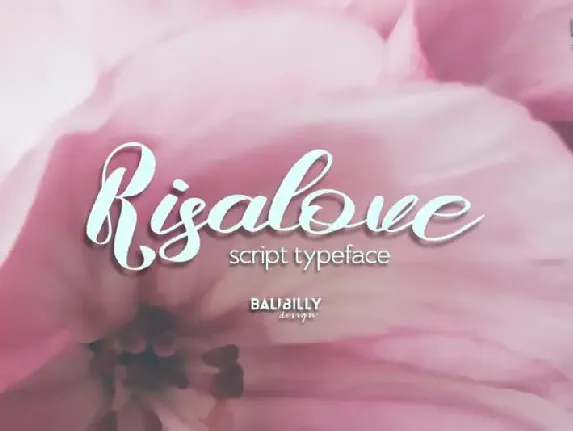 Risalove Script font