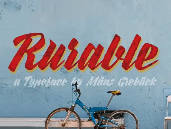 Rurable font