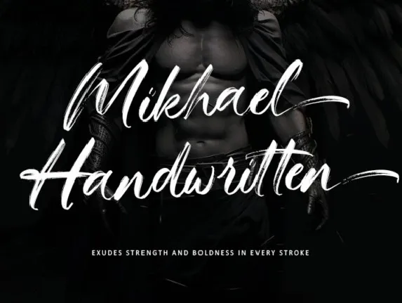 Mikhael Handwritten font