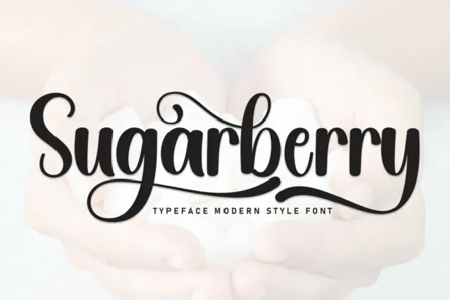 Sugarberry Script font