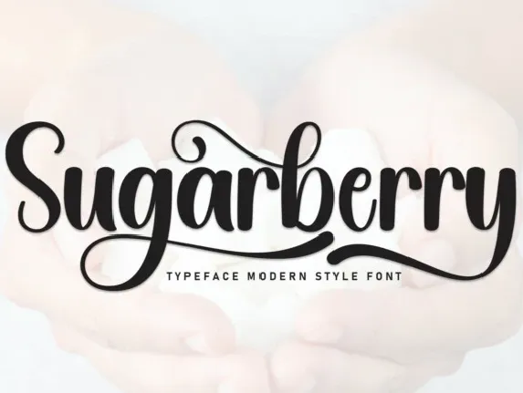 Sugarberry Script font