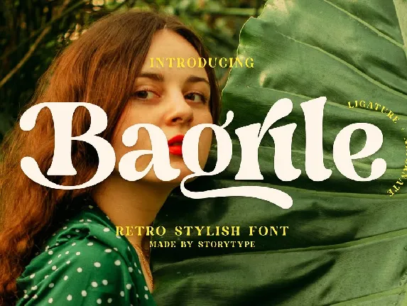 Bagrile font