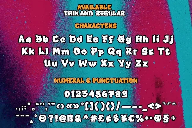 BEKORG font