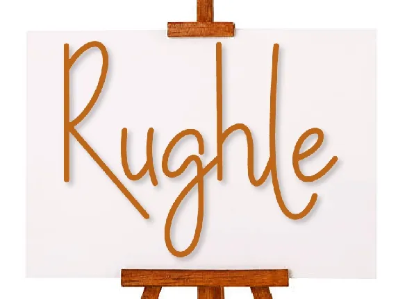 Ruglhe font