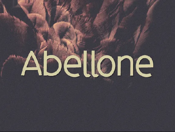 Abellone font