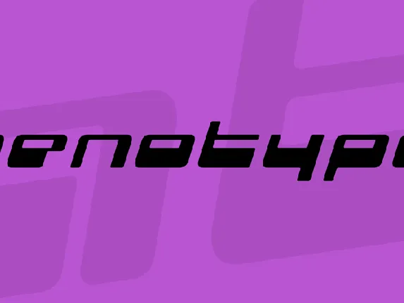 genotype font