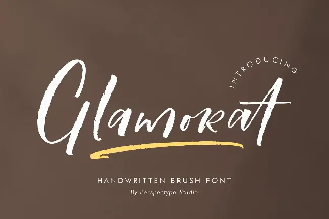 Glamorat font