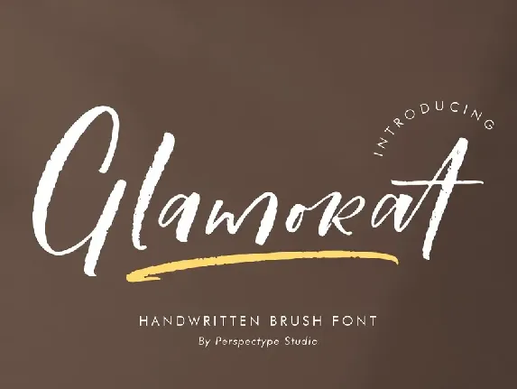 Glamorat font