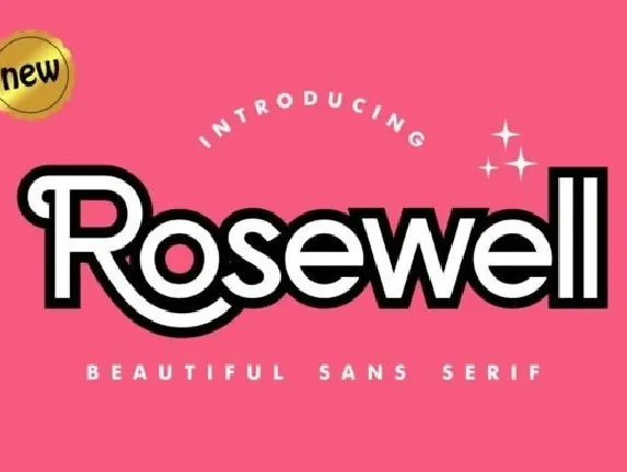 Rosewell font