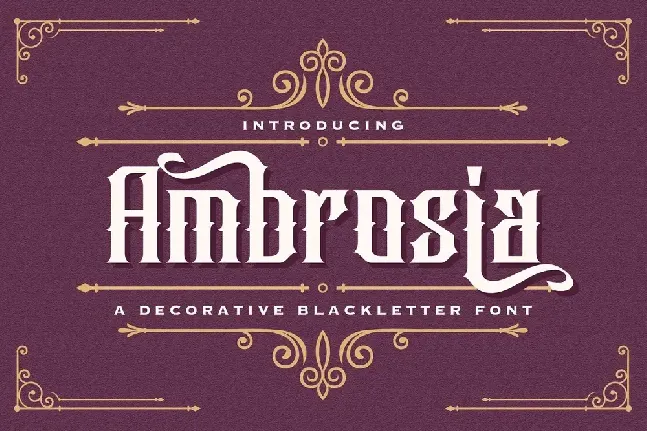 Ambrosia font