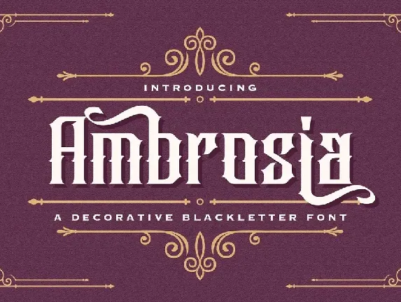 Ambrosia font