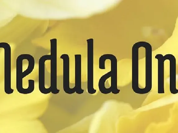 Medula One font