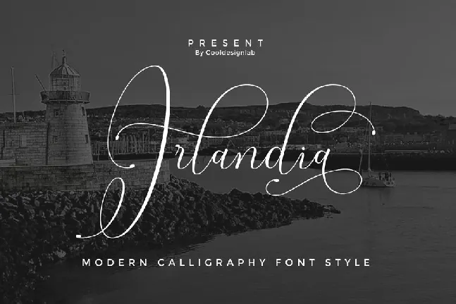 Irlandia Calligraphy font