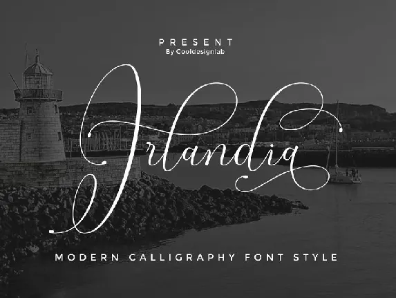 Irlandia Calligraphy font