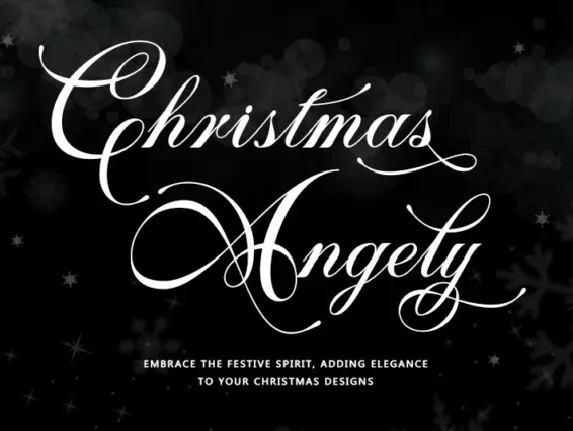 Christmas Angely font