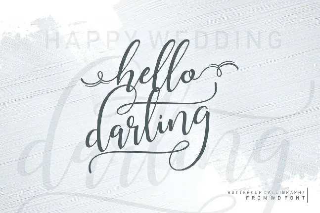 Buttercup Script Free font