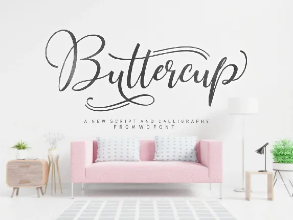 Buttercup Script Free font