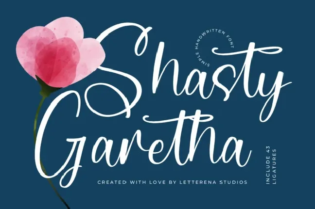 Shasty Garetha font