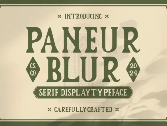 Paneur Blur font