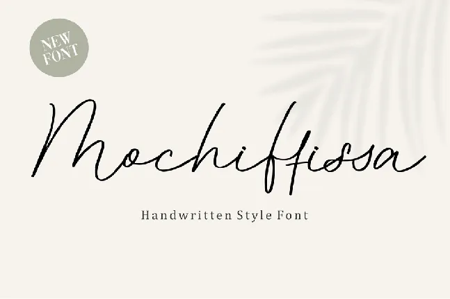 Mochiffissa font