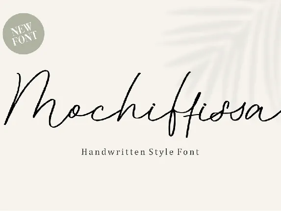 Mochiffissa font