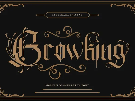 Browking font