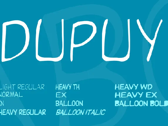 Dupuy font