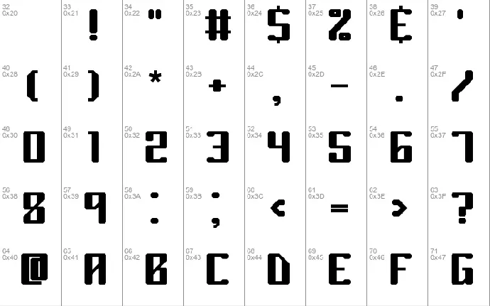 Ryuker BRK font