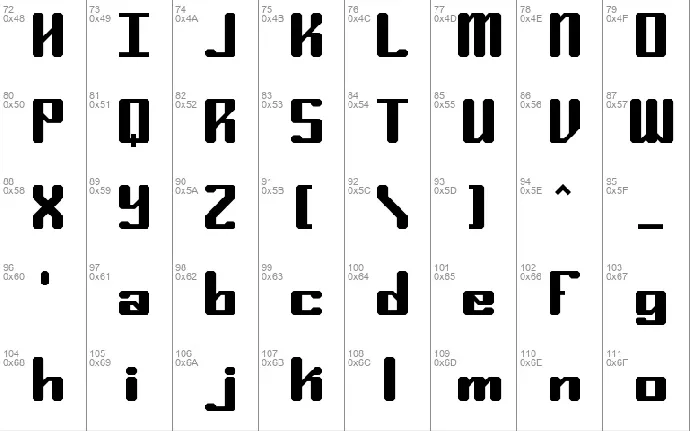 Ryuker BRK font