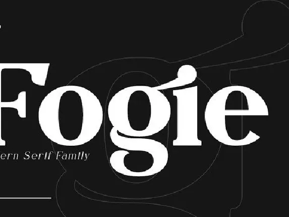 Fogie Modern Serif font