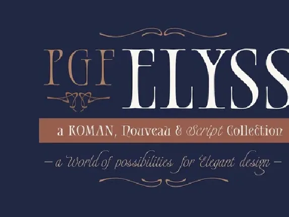 PGF Elyss Family font