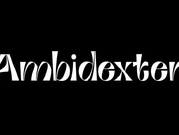 Ambidexter font